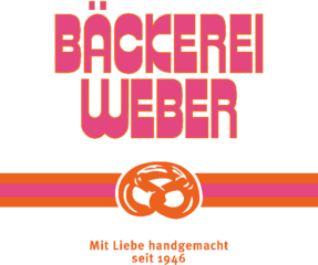 Logo der Bäckerei Weber, die für handgemachte Backwaren in bester Qualität steht, seit 1946 in der Region aktiv.