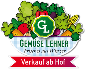 Logo von Gemüse Lehner, das frisches Gemüse aus dem Winzer anbietet, ideal für gesunde Ernährung und regionale Produkte.