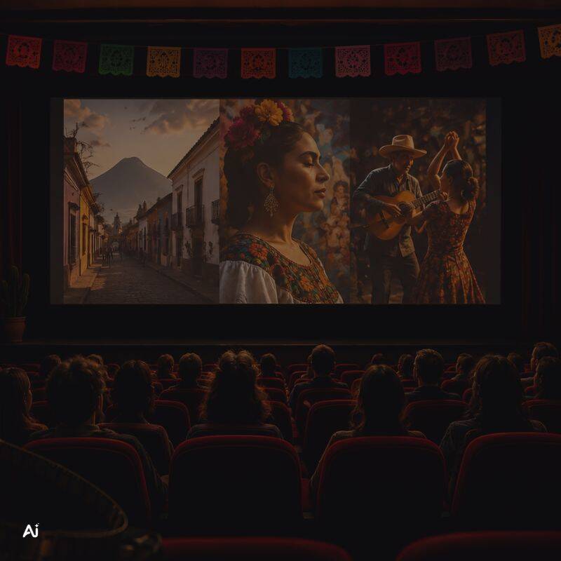Kinopublikum verfolgt einen spanischsprachigen Film mit lateinamerikanischen Motiven – cinEScultura Spanisches Filmfestival Regensburg 2026